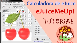 TUTORIAL eJuiceMeUp Calculadora de eJuice [upl. by Zelma]