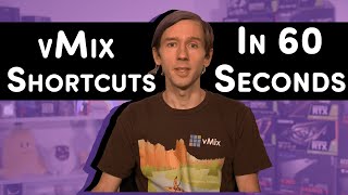 vMix Shortcuts in a minute [upl. by Landis]