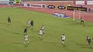 Ghana vs Zimbabwe  Africa Cup of Nations Egypt 2006 [upl. by Ahsieat]