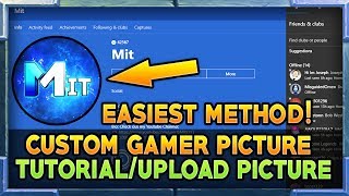 Xbox One Custom Gamerpic  How to Upload a Custom Gamerpicture Tutorial [upl. by Breanne566]