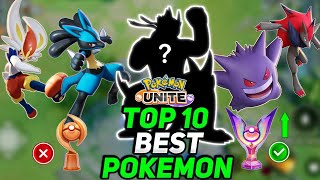 New Top 10 Best Pokemon for Solo Ranking Reach Master Rank Easily  Pokemon unite guide [upl. by Bertolde]