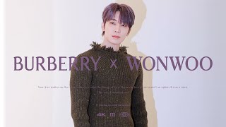 4K 241002 Burberry art space WONWOO  버버리 원우 직캠 [upl. by Quartet825]