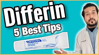 Differin Gel Adapalene 01 for Acne  5 TIPS You Must Know About Differin Gel ✅ [upl. by Aalst]