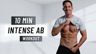 10 MIN INTENSE AB WORKOUT  Six Pack Abs At Home No Equipment [upl. by Ahgiel]