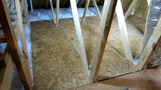 HOW TO CREATE STORAGE SPACE IN YOUR ATTIC PART 2 EASY DIY [upl. by Kaylyn668]