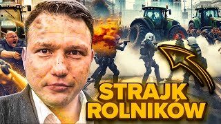 STRAJK ROLNIKÓW PROWOKACJE I SKANDALE [upl. by Seuqirdor]