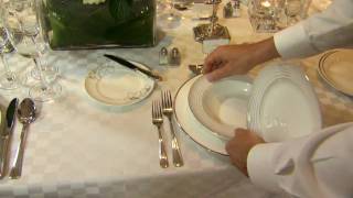 How to Set a Formal Dining Table  Part 2 [upl. by Dnaltroc]