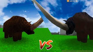 Elasmotherium Vs All Herbivores  Survival Craft 2 [upl. by Jenny]