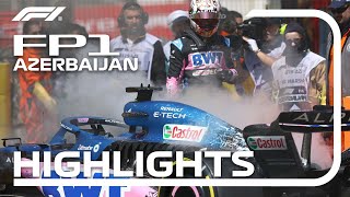 FP1 Highlights  2023 Azerbaijan Grand Prix [upl. by Nedra]