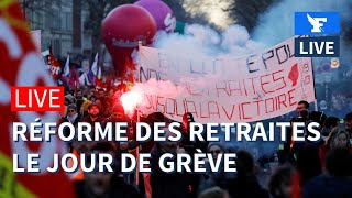 🔴Revivez les manifestations contre la réforme des retraites [upl. by Dazhehs]