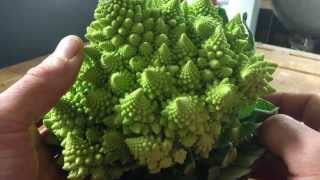 Trimming and preparing Romanesco [upl. by Umberto422]