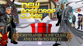 AQW New Northlands Monk Class How to get it  New Boss Drop Class ACTagged [upl. by Letsou]