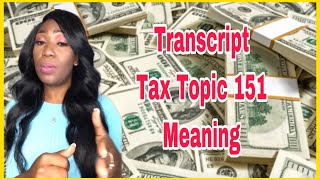 What does tax topic 151 mean [upl. by Mcripley]