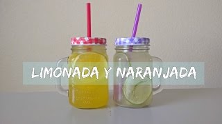 La Mejor Receta para Preparar Limonada y Naranjada Mineral en Casa [upl. by Riocard]