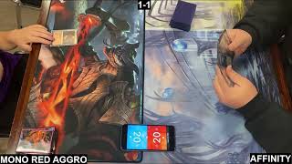 Modern  Mono Red Aggro Vs Affinity [upl. by Betta]