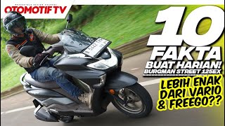 LEBIH ENAK DARI VARIO dan FREEGO SUZUKI BURGMAN STREET 125EX  Otomotif TV [upl. by Maiah]