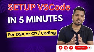 How to setup VSCode for C  DSA  CP  VSCode setup in 5 min [upl. by Gustavo]