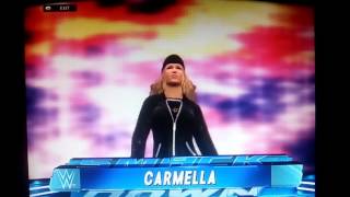 WWE 2k16 xbox 360ps3 Carmella entrance [upl. by Eydie28]