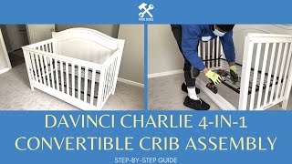 Delta Children 4 in 1 Crib Installation  StepbyStep Guide [upl. by Ahsaetal]