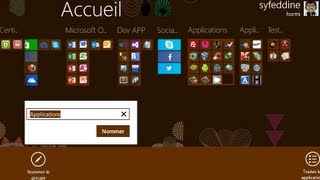 Comment renommer les groupes de vignettes sur Windows 8 [upl. by Htiderem]