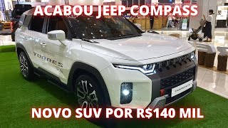 PRÓXIMO JEEP COMPASS LANÇAMENTO SUV SSANGYOUNG TORRES 2023 MAIS BARATO QUE JEEP COMPASS [upl. by Ahsiruam]