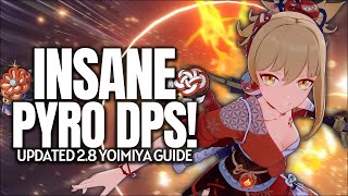 shes still INSANE UPDATED Yoimiya Guide  Artifacts Weapons Teams amp Tips  Genshin Impact 28 [upl. by Ylrehc188]