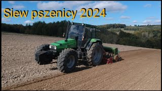 Siew pszenicy 2024 ☆ GR Jeż ☆ DEUTZFAHR AgroXtra 607 ☆DJI SPARK☆ MAFIA PSTRĄGOWA [upl. by Nylrebmik]