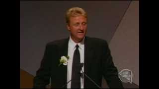 Larry J Birds Basketball Hall of Fame Enshrinement Speech [upl. by Lessur]