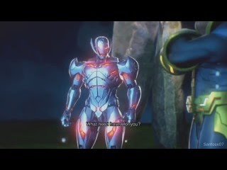 Marvel Vs Capcom Infinite  Thanos Meets Ultron Sigma  Ultron Sigma Betrayal [upl. by Llewol953]