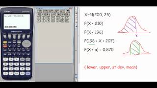 How to do normal distribution on your Casio fx9750GII [upl. by Haisej610]