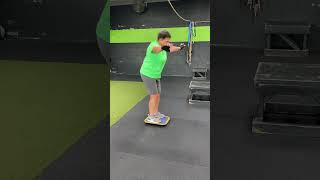 Wobble Board Squats workout balance squats [upl. by Eli751]