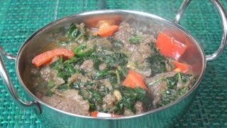 Sag Gosht Lamb and Spinach Curry Recipe [upl. by Aes276]