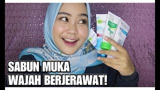 REVIEW 4 SABUN MUKA UNTUK KULIT BERJERAWAT Garnier Ponds Acnes  Erselita [upl. by Roderigo630]