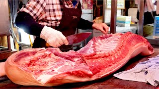 The ultimate knife skills butcher an entire pig like pro in Taiwan [upl. by Oba]