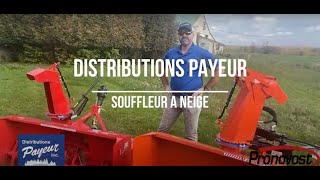 DISTRIBUTIONS PAYEUR SOUFFLEUR A NEIGE [upl. by Melnick633]