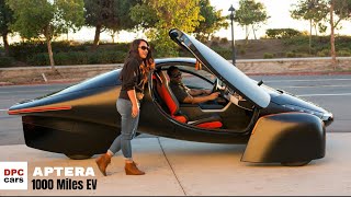 APTERA EV The Most Efficient Car Ever With 1000 Mile Range [upl. by Yllus]