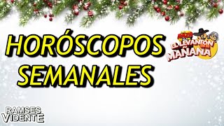 Horóscopos Semanales lunes 27 noviembre al domingo 3 diciembre Ramsesvidente🔮®️ horoscoposemanal [upl. by Laden878]