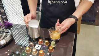 Nespresso Creatista Plus頂級咖啡機拉花製作2 [upl. by Alcot]