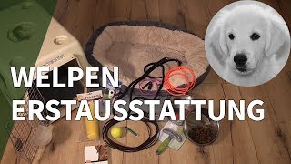 Welpen Erstausstattung ► Empfehlung für Welpen Zubehör und Hunde Erstausstattung [upl. by Gorman]