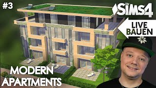 Live Bauen Modern Apartments mit Die Sims 4 Zu vermieten Erweiterungspack 3 [upl. by Flight]