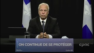 La santé publique du Québec fait le point sur la vaccination pour la COVID19 et linfluenza [upl. by Otrevire946]