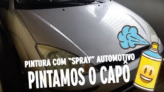 PINTANDO O CARRO COM SPRAY  PARTE II  CAPÔ [upl. by Val]