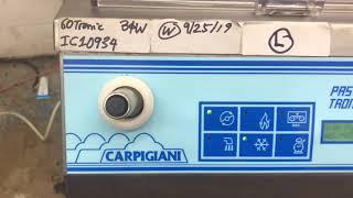 Carpigiani Pastomaster 60 Tronic DGT Pasturizer Heating Cycle www slicesconcession com [upl. by Zarihs]