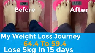 How To Lose Weight Fast 10 Kgs In 15 Days  Full Day Diet Plan For Weight Loss  Hindi  Fat to Fab [upl. by Gillian]