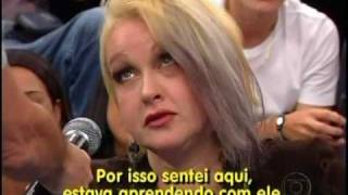 CYNDI LAUPER on ALTAS HORAS Brazilian tv show part 3 [upl. by Reibaj]