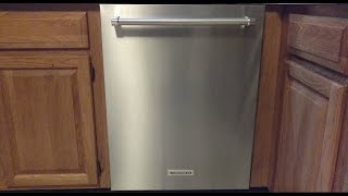 KitchenAid Dishwasher Model KDTE334GPS [upl. by Etaner]