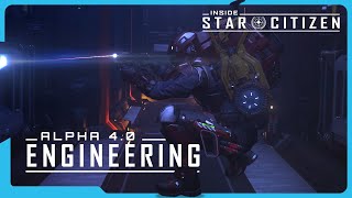 Inside Star Citizen Alpha 40  Engineering [upl. by Odlaniger]