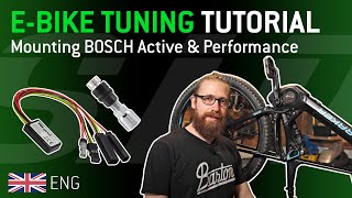 EBIKE TUNING TUTORIAL 🚲🔝  VOLspeed V4 Tuning Module Install  BOSCH Active amp Performance english [upl. by Suixela]