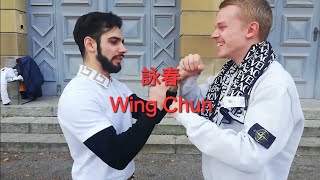 Effektive Selbstverteidigungstechniken im Wing Chun Griffe und Würgeangriffe abwehren 詠春 wingchun [upl. by Rhynd370]