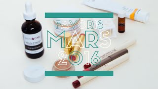 Favoris Beauté Bio  Mars 2016 [upl. by Aldrich]